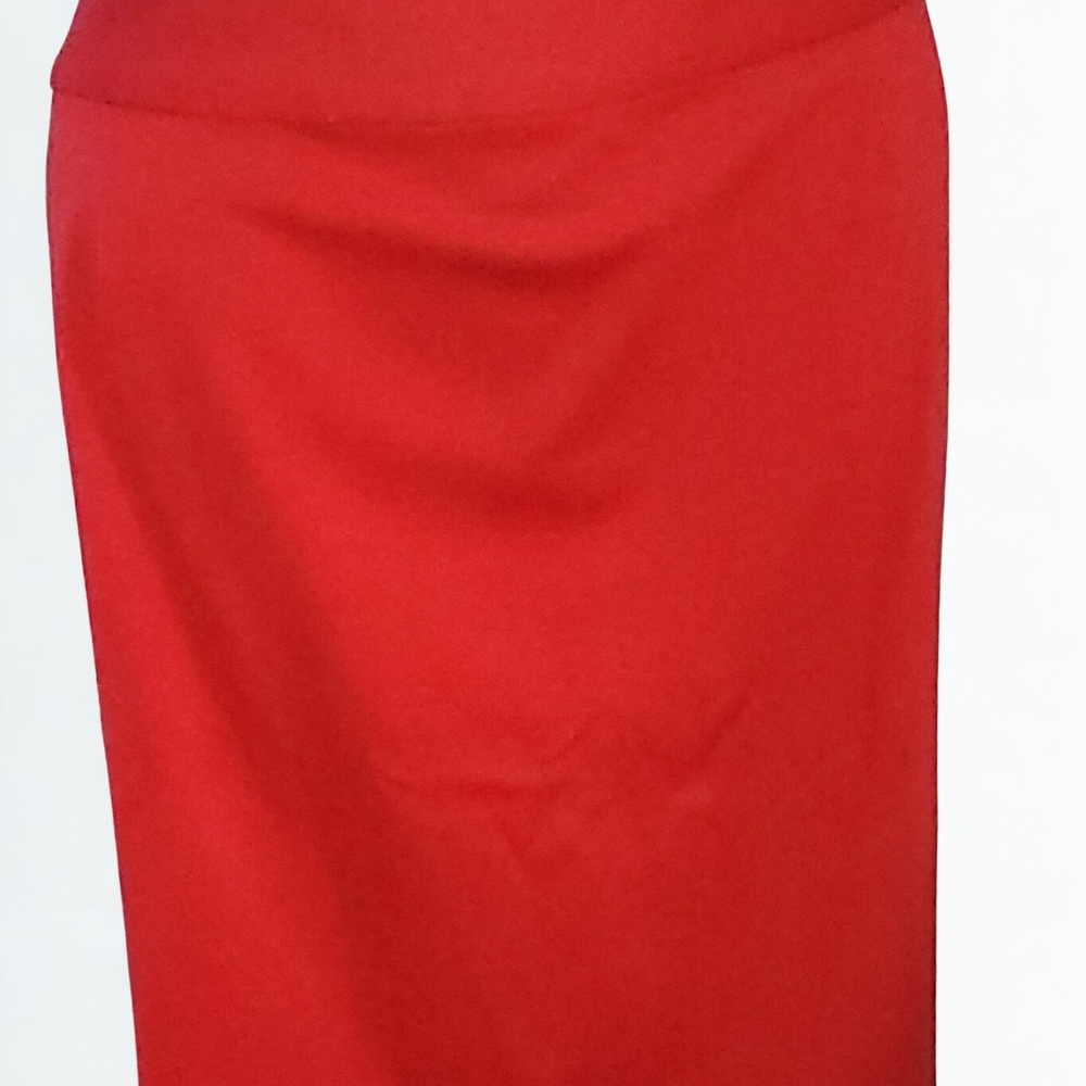 Lane Bryant Vibrant Red Pencil Skirt